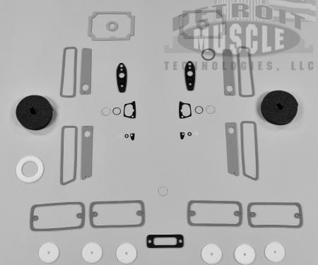 Detroit Muscle Technologies 1971 Chrysler / Dodge / Plymouth Mopar A Body 71 Dart Paint Exterior Gasket Set ADA7171PK01
