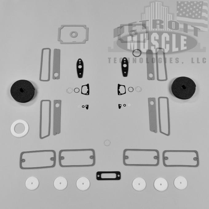 Detroit Muscle Technologies 1971 Chrysler / Dodge / Plymouth Mopar A Body 71 Dart Paint Exterior Gasket Set ADA7171PK01