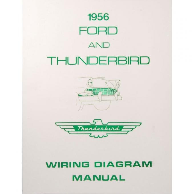 Dennis Carpenter Book - Wiring Diagram Manual - 1956 Ford Car   CA-5634