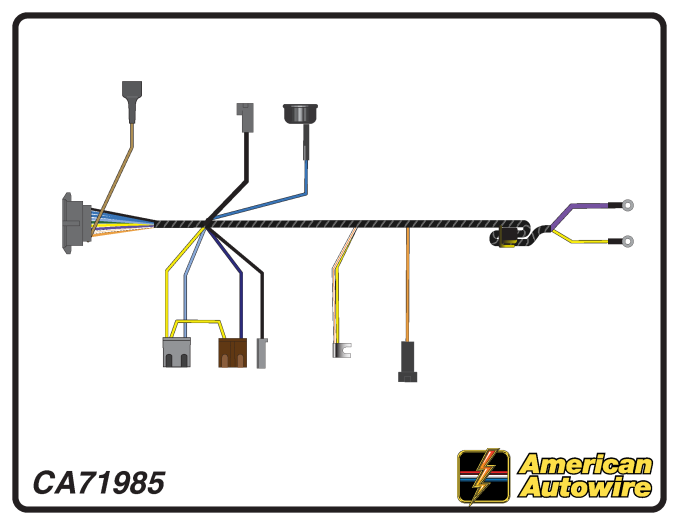 American Autowire 1967 Chevrolet Camaro Engine Harness CA71985