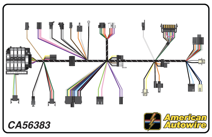 American Autowire 1975 Chevrolet Camaro Dash Harness CA56383