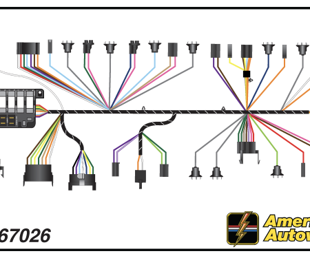American Autowire 1966 Chevrolet Dash Harness CH67026