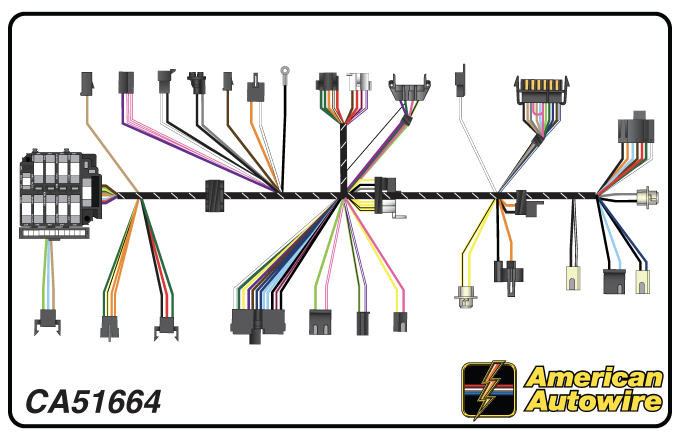 American Autowire 1975 Chevrolet Camaro Dash Harness CA51664