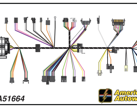 American Autowire 1975 Chevrolet Camaro Dash Harness CA51664