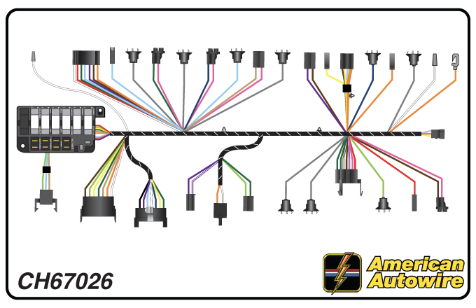 American Autowire 1966 Chevrolet Dash Harness CH67026