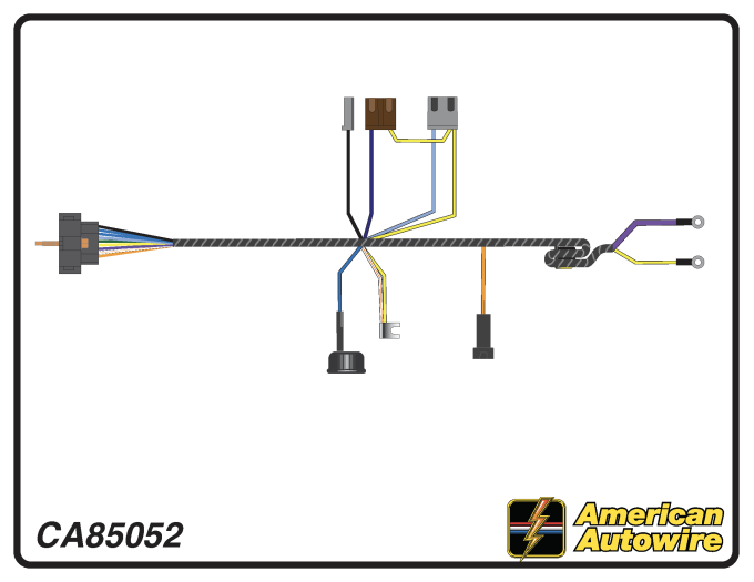 American Autowire 1968 Chevrolet Engine Harness CA85052