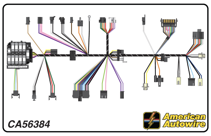 American Autowire 1975 Chevrolet Camaro Dash Harness CA56384