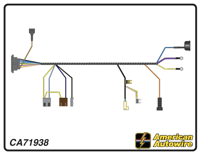 American Autowire 1967 Chevrolet Camaro Engine Harness CA71938