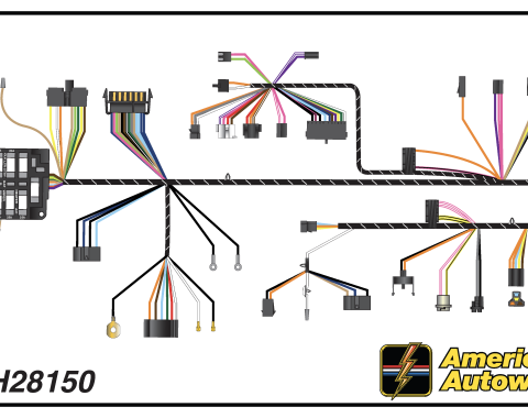 American Autowire 1972 Chevrolet Dash Harness CH28150