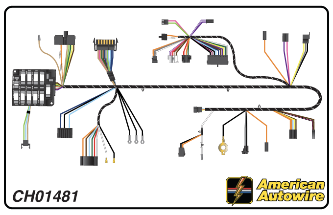 American Autowire 1970 Chevrolet Dash Harness CH01481