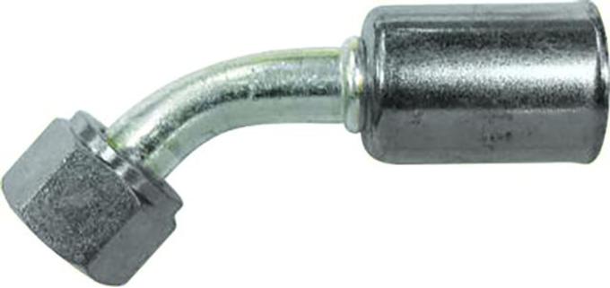 Vintage Air Beadlock O-Ring Fitting - 45 Degree NO 10 Reduced Barrier Hose Fitting 358230