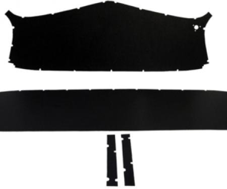 Chevy & GMC Truck 4 Piece Headliner, 1947-1949 | Black