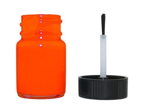 Whitegauges Fluorescent Orange Instrument Cluster Needle Paint Bottle with Brush NP-ORG-1413