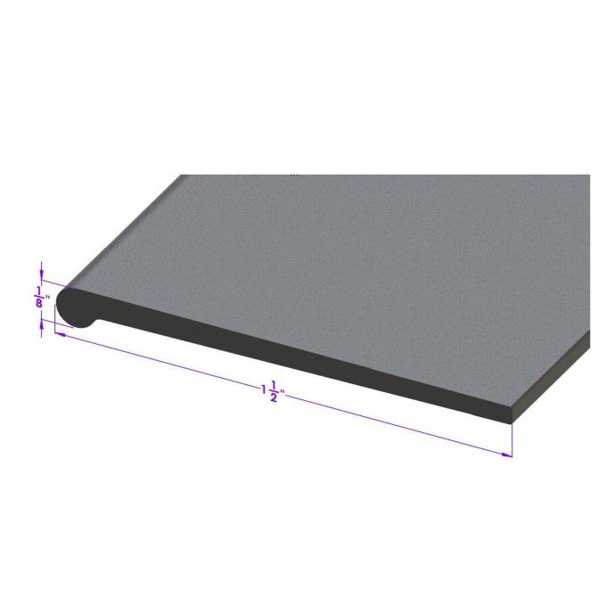 Metro Moulded Parts Fender Welt. All Rubber Type with 1/8 In. Bead and 1 1/2 in Wide LP 15-C