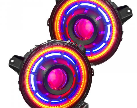 Oracle Lighting Oculus ColorSHIFT Bi-LED Projector Headlights, ColorSHIFT, No Controller 5839-334
