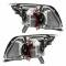 Oracle Lighting SMD Pre-Assembled Headlights, Black Bezel, ColorSHIFT 2.0 7118-333