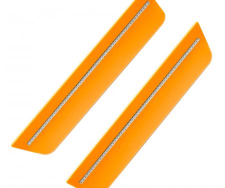 Oracle Lighting Concept Sidemarker Set, Clear, Header Orange (KL4, PL4), Rear Set Only 9834-PL4-C