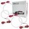 Oracle Lighting LED Halo Kit, Non-Projector, Red 2631-003