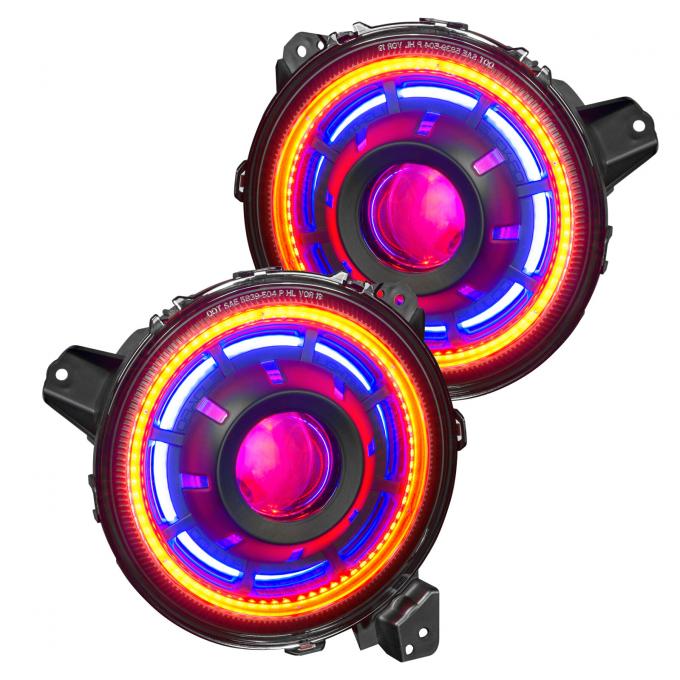 Oracle Lighting Oculus ColorSHIFT Bi-LED Projector Headlights, ColorSHIFT, No Controller 5839-334