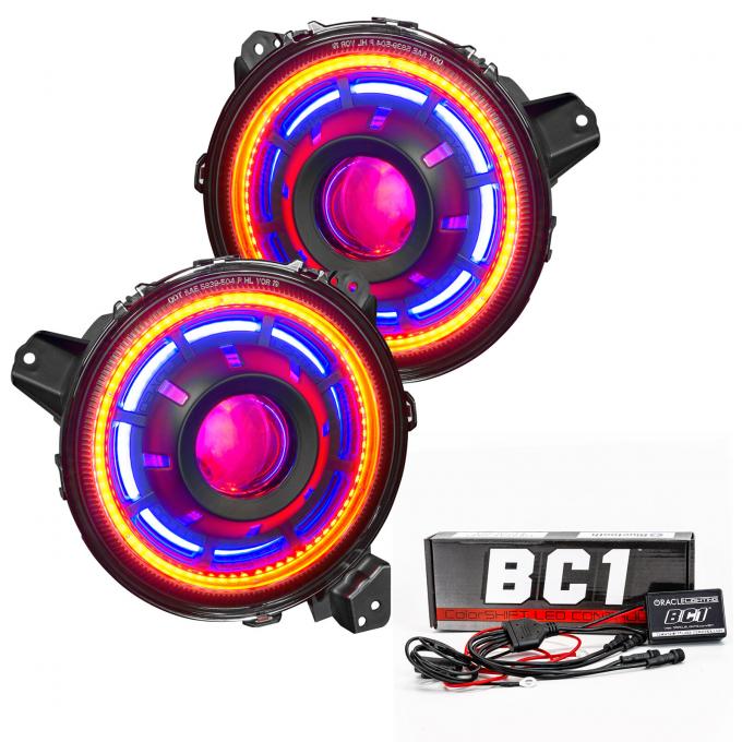 Oracle Lighting Oculus ColorSHIFT Bi-LED Projector Headlights, ColorSHIFT, BC1 5839-335