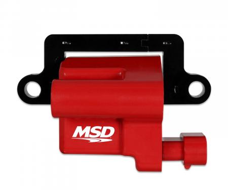 MSD Ignition Coil, GM LS Blaster Series, L-Series Truck Engine, Red 8264