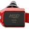 MSD Ignition Coil, Blaster Series, Fits Hyundai and KIA 1.6L Turbo, Red, 4-Pack 82694