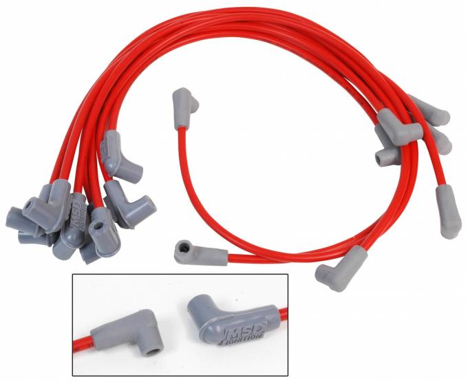 MSD Super Conductor Spark Plug Wire Set, Chevy Truck 305-350 '85-On 31419