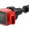MSD Ignition Coil, Blaster Series, Fits Hyundai and KIA 1.6L Turbo, Red, 4-Pack 82694