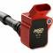 MSD Ignition Coil, Blaster Series, VW / Audi 1.8L/2.0L Engines, Red, 4-Pack 87164