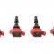 MSD Ignition Coil, Blaster Series, Fits Hyundai and KIA 1.6L Turbo, Red, 4-Pack 82694