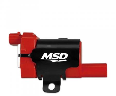MSD Ignition Coil, GM LS Blaster Series, L-Series Truck Engine, Red 8263
