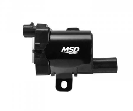 MSD Ignition Coil, GM LS Blaster Series, L-Series Truck Engine, Black 82633
