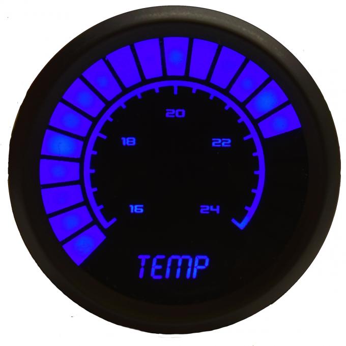 Intellitronix Water Temperature Analog LED Bargraph Black Bezel B9113