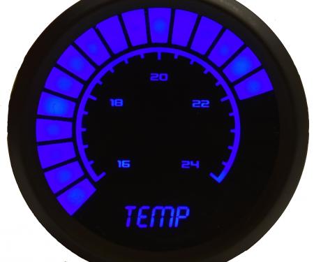 Intellitronix Water Temperature Analog LED Bargraph Black Bezel B9113