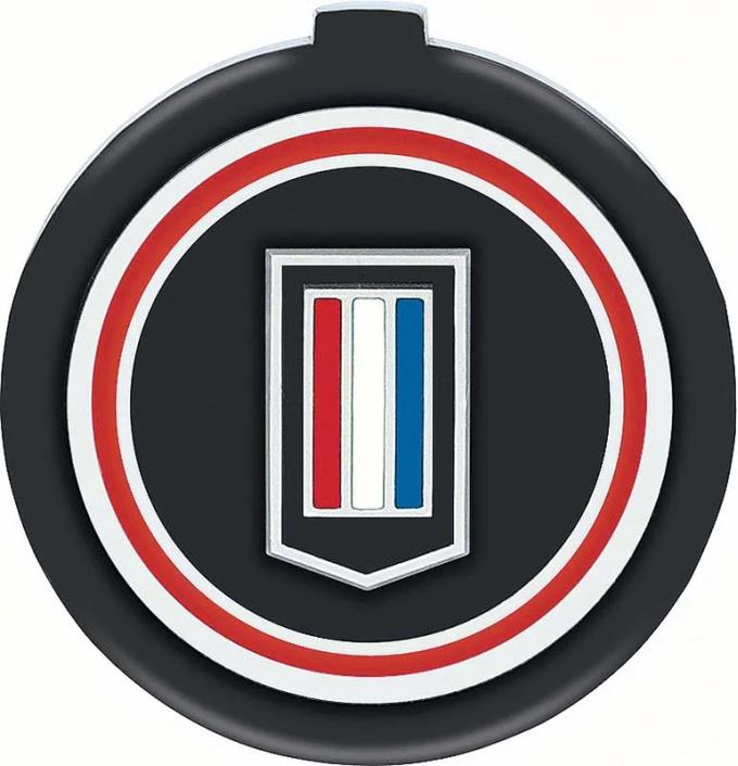 AMD Horn Cap Emblem, Shield with 4-Spoke Sport Wheel, 74-79 Camaro X459-3574