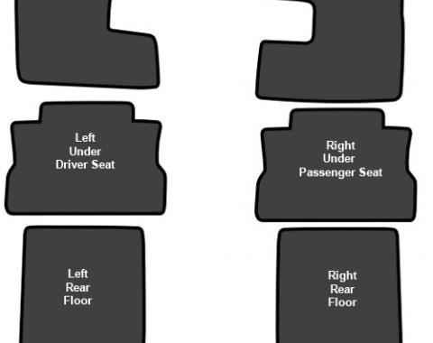 ACC 1967-1969 Chevrolet Camaro Sound Deadener 7pc EVA