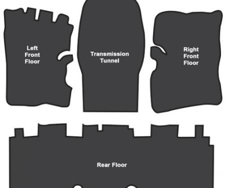 ACC 1967 Plymouth Valiant Signet Sound Deadener 4pc EVA