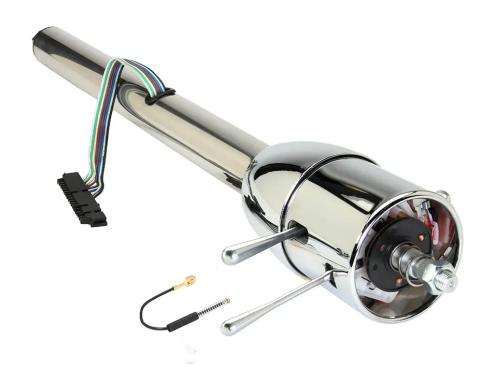 Classic Performance CPP Premium Deluxe Tilt Column for CPP Premium 1955-56 Tri-Five Column Shift, Chrome DC-5556-FC