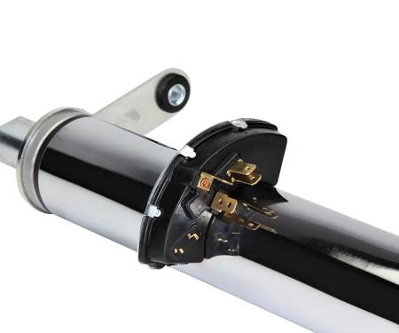Classic Performance CPP Premium Deluxe Tilt Column for CPP Premium 1955-56 Tri-Five Floor Shift, Chrome DC-5556-SC