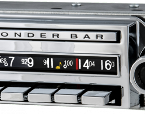 AAR 1959-1960 Chevrolet Corvette Wonderbar AM/FM Reproduction Radio with Bluetooth 402201BT