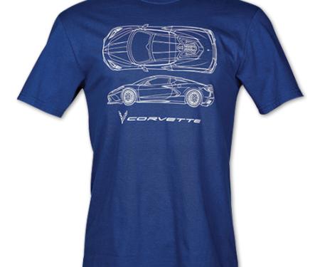 2020 Corvette Blueprint T-Shirt