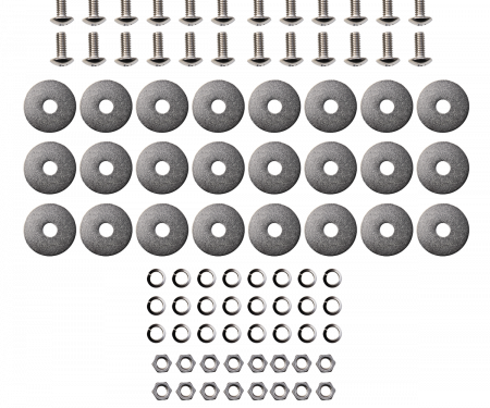 Key Parts '47-'66 Chev/GMC Stepside Fender to Bedside Stainless Steel Bolt Kit (Does Both Sides), Phillips Head, 96pc 0846-196