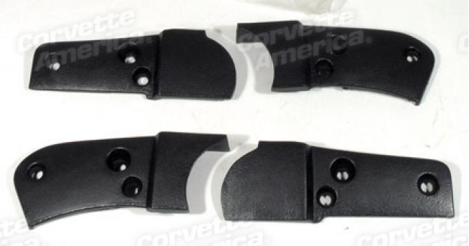 Corvette America 1978-1982 Chevrolet Corvette Seat Hinge Covers 4 Piece Set