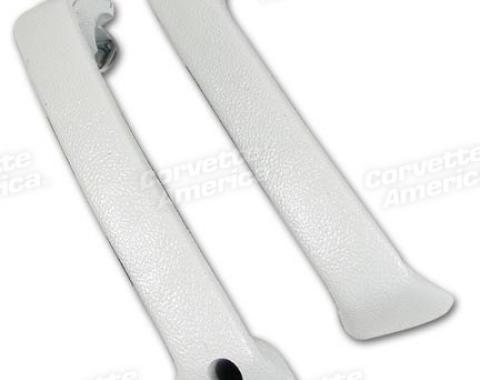 Corvette Door Pull Straps, White, 1965