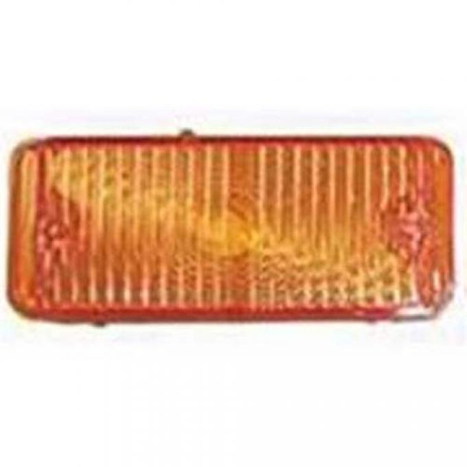 Chevy Truck Parking Light, Turn Signal Lens, Amber, Left, 1967-1968