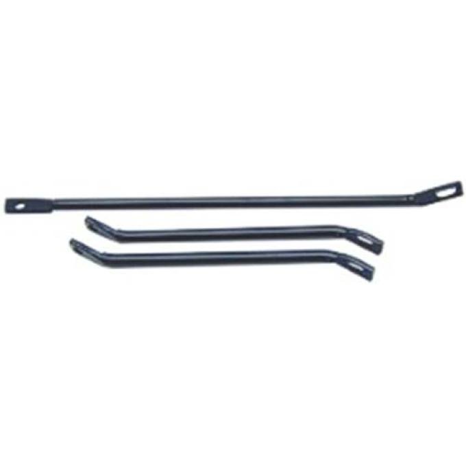 Redline Restomotive® 1967-1968 Camaro / Firebird 3 Piece Front Spoiler Mounting Bracket Kit