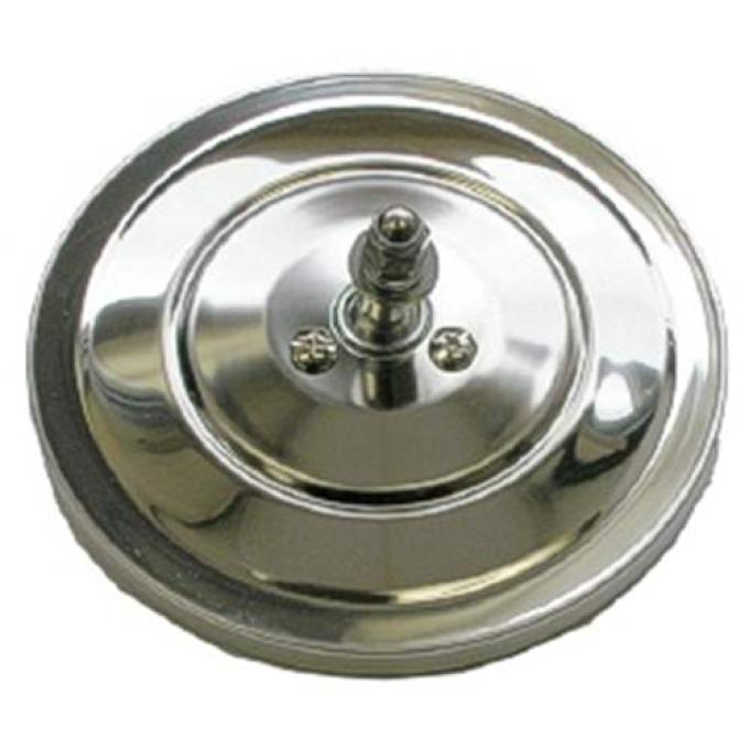 1947-1972 Chevy Truck Round (5" Ribbed) Exterior Chrome Mirror