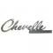 Chevelle Trunk Emblem, Chevelle By Chevrolet, 1969