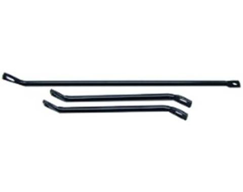 Redline Restomotive® 1969 Camaro / Firebird 3 Piece Front Spoiler Mounting Bracket Kit