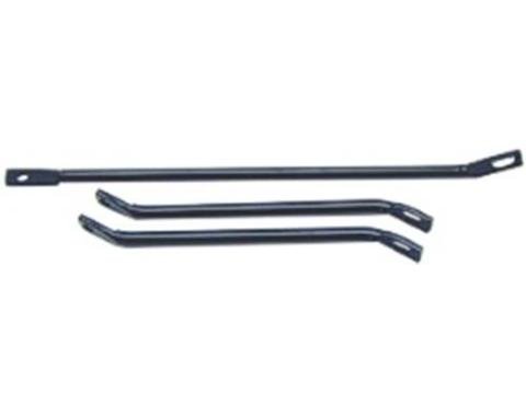 Redline Restomotive® 1967-1968 Camaro / Firebird 3 Piece Front Spoiler Mounting Bracket Kit